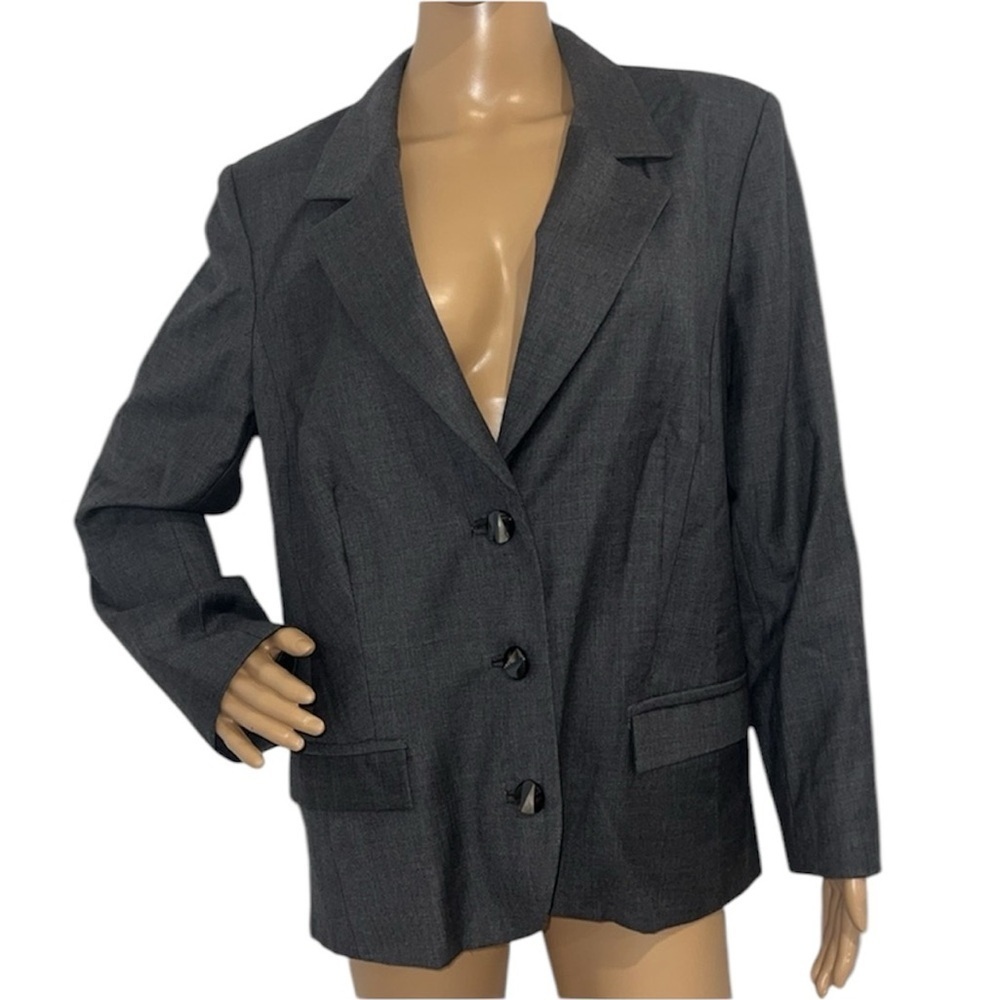 Versace Classic Gray Lapel Collar Single Breasted Blazer size L-XL